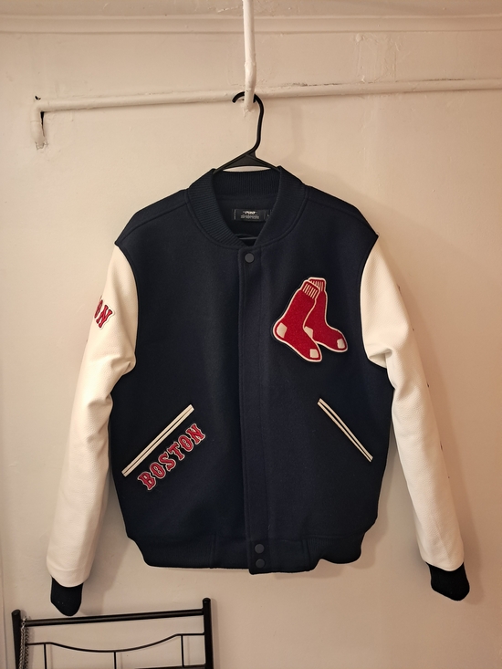 Pro Standard Other - Boston Red Sox Navy and White Varsity Bomber Jacket